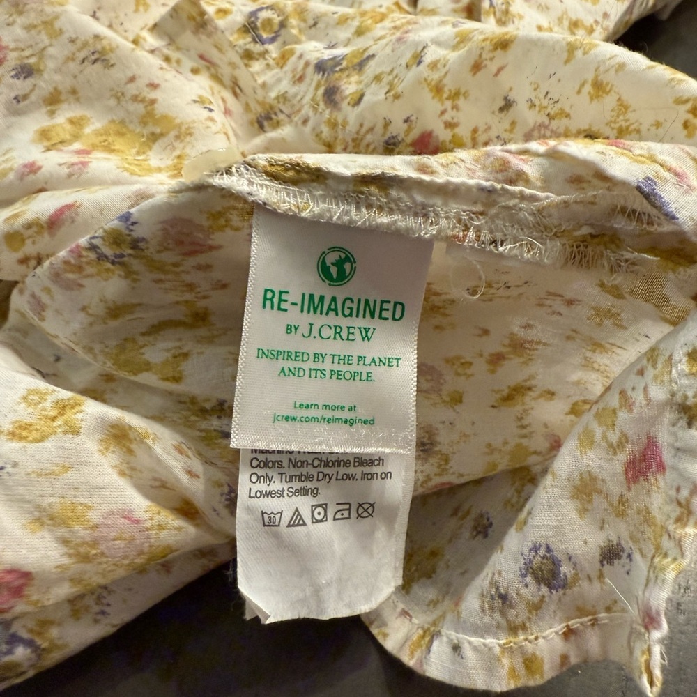 J. Crew Contemporary Multicolor Floral Blouse - Picture 7 of 8